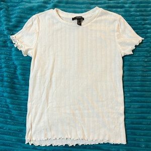 Medium soft white tee
